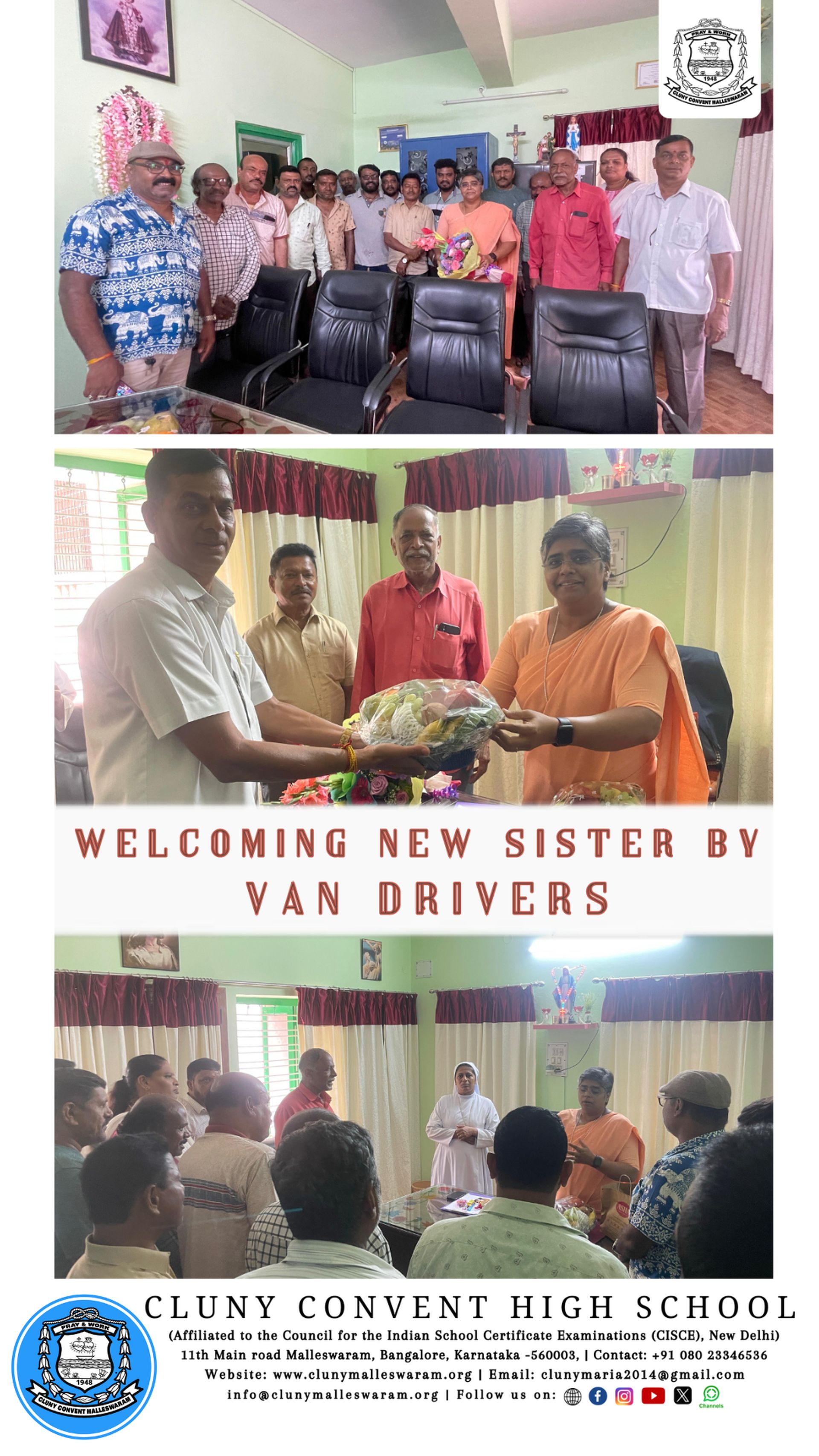 WELCOMING NEW SISTER BY VAN DRIVERS